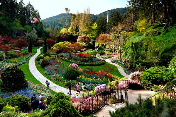 Исторический парк Бутчарт (The Butchart Gardens) Канада